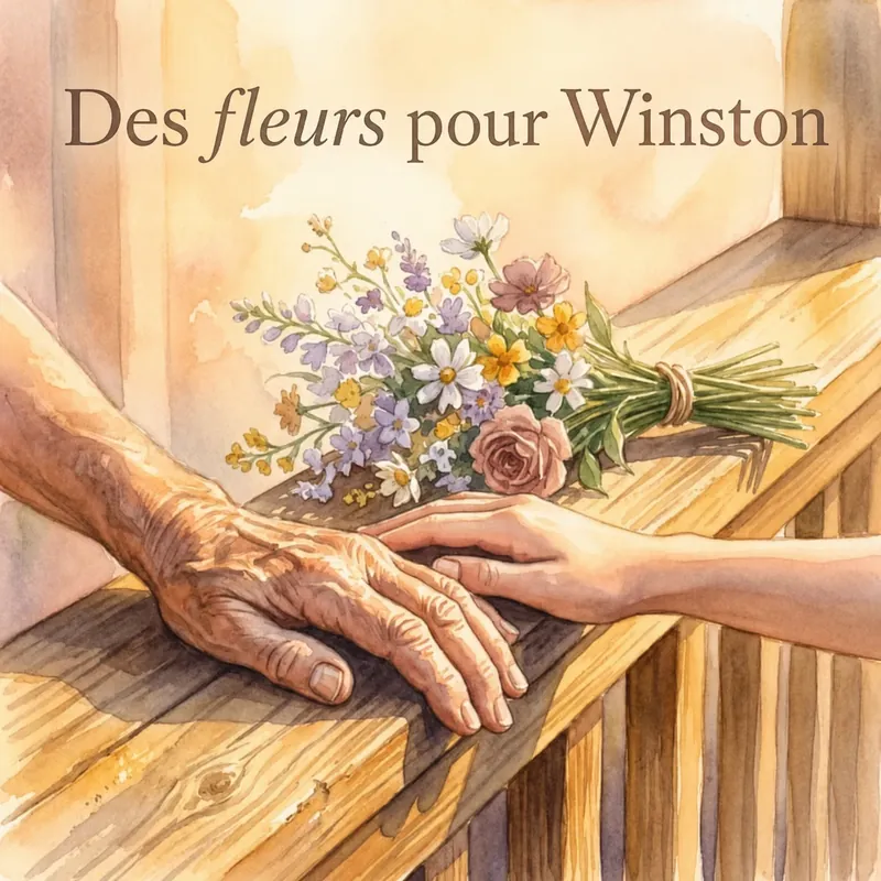 Pochette de Des fleurs pour Winston