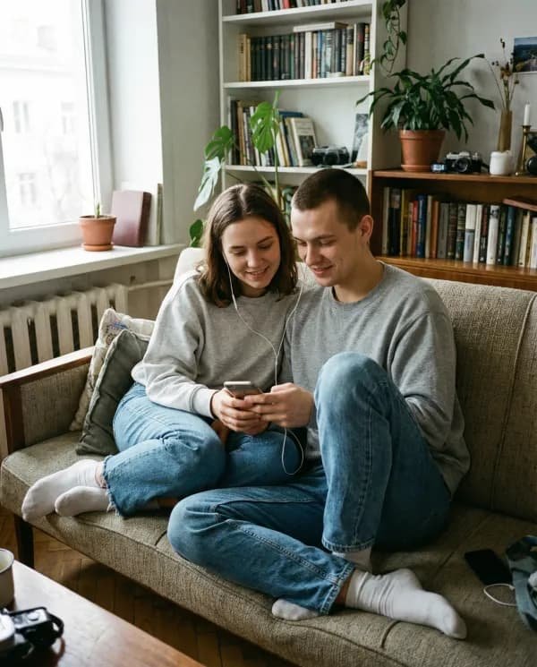 Camille et Thomas découvrent leur chanson